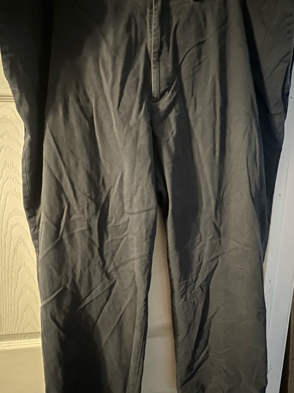 Wrangler Men's Charcoal Gray Chinos